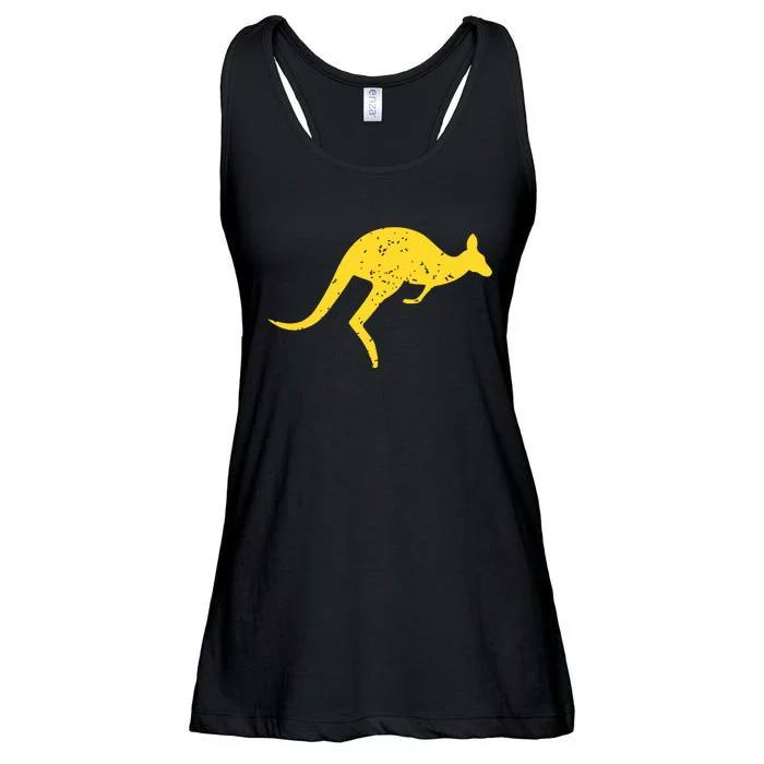 Vintage Kangaroo Australia Shirts Aussie Roo Kangaroo Ladies Essential Flowy Tank