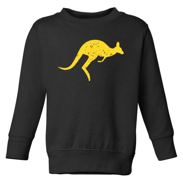 Vintage Kangaroo Australia Shirts Aussie Roo Kangaroo Toddler Sweatshirt