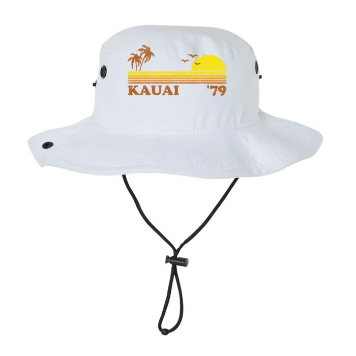 Vintage Kauai Beach Hawaii Retro Hawaiian Surfing 70s Gift Legacy Cool Fit Booney Bucket Hat