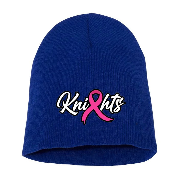 Vcs Knights Breast Cancer Awareness Short Acrylic Beanie