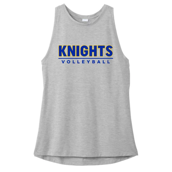 Vcs Knights Block Volleyball Premium Ladies Tri-Blend Wicking Tank