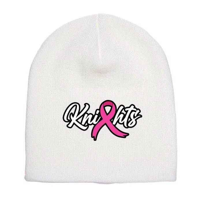 Vcs Knights Breast Cancer Awareness Short Acrylic Beanie