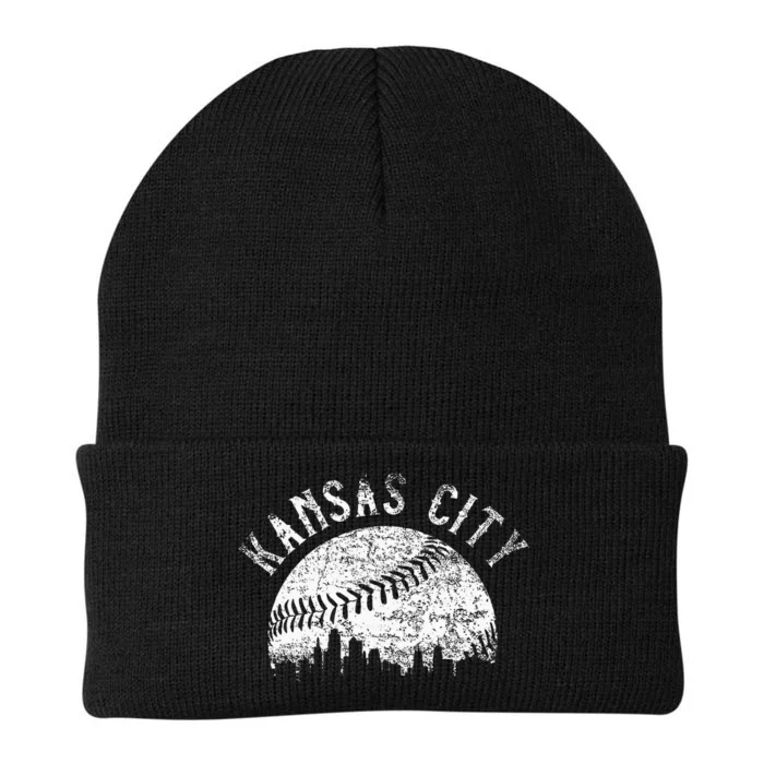 Vintage Kansas City Missouri Skyline Apparel Knit Cap Winter Beanie