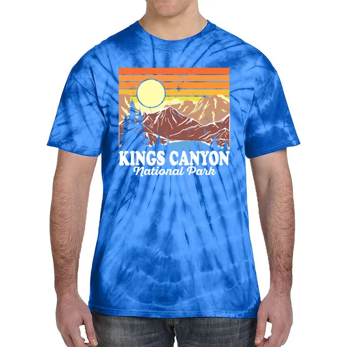 Vintage Kings Canyon National Park Souvenir Gift Tie-Dye T-Shirt