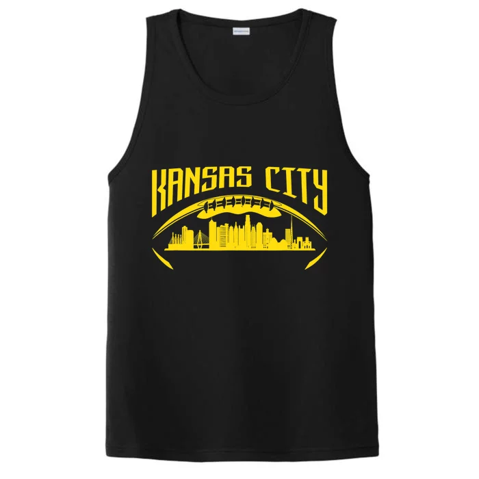 Vintage Kansas City Missouri Retro Style Kansas City Performance Tank