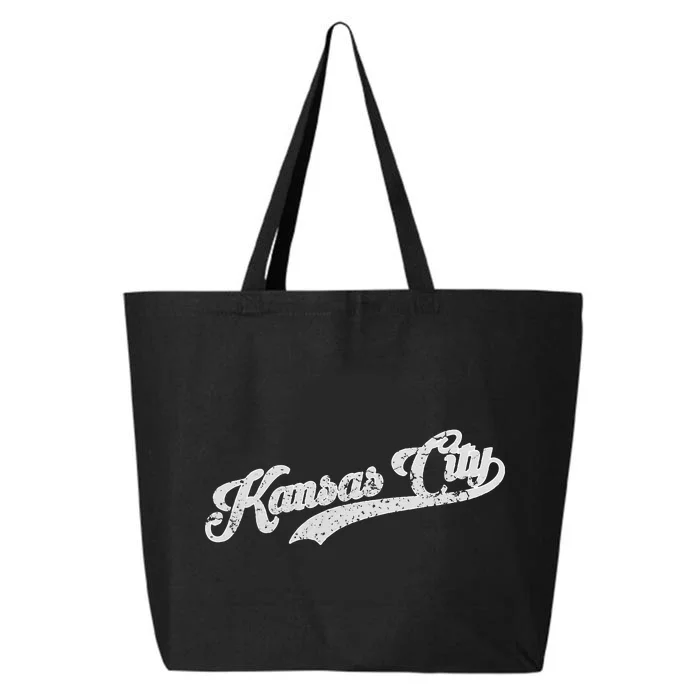 Vintage Kansas City Baseball 25L Jumbo Tote