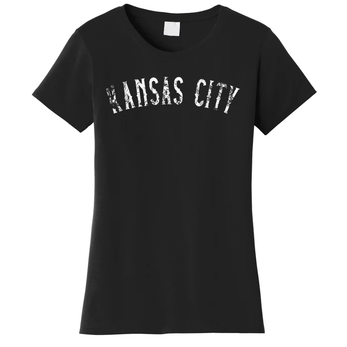 Vintage Kansas City Text Apparel Kc Women's T-Shirt