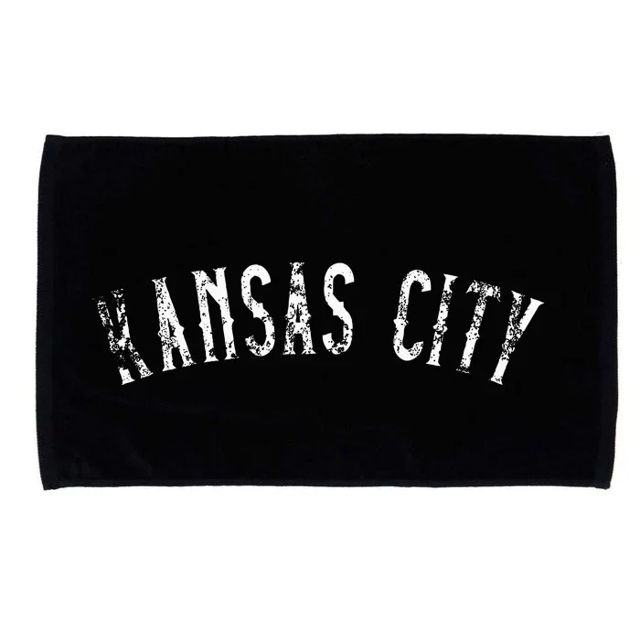 Vintage Kansas City Text Apparel Kc Microfiber Hand Towel