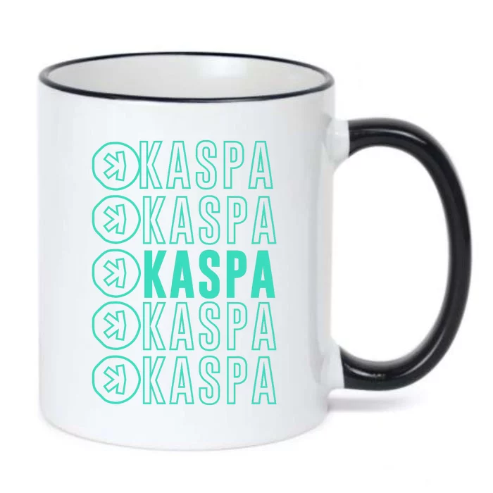 Vibrant Kaspa Crypto Colors Bold Kaspa Miner Kaspa Mining Crypto Bullrun Black Color Changing Mug