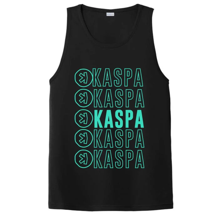 Vibrant Kaspa Crypto Colors Bold Kaspa Miner Kaspa Mining Crypto Bullrun Performance Tank