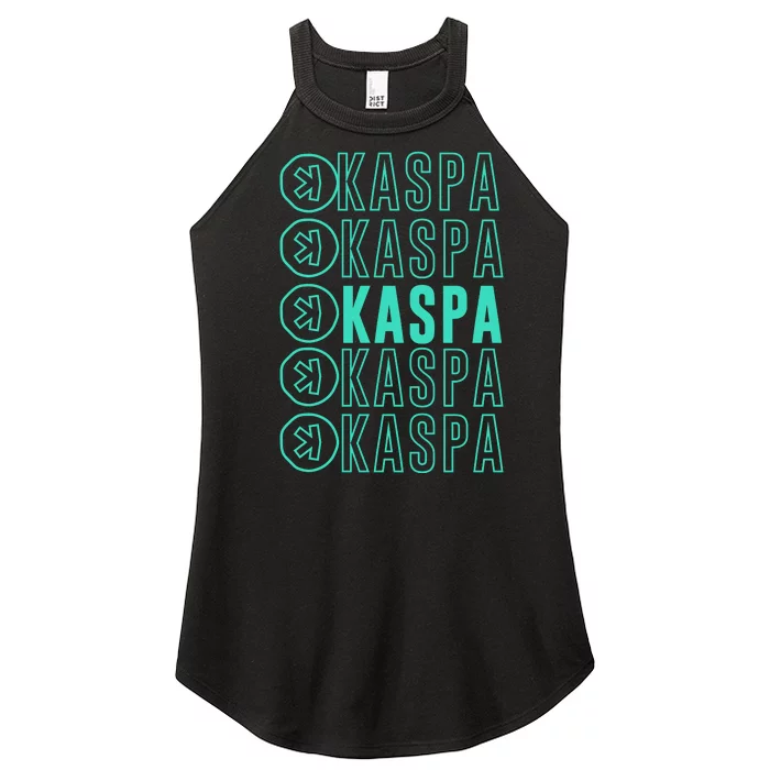 Vibrant Kaspa Crypto Colors Bold Kaspa Miner Kaspa Mining Crypto Bullrun Women’s Perfect Tri Rocker Tank