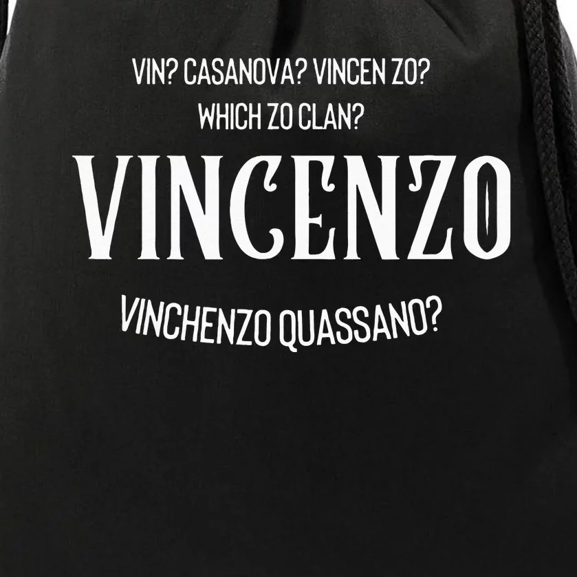 Vincenzo Korean Drama Inspired Kdrama Gift Drawstring Bag