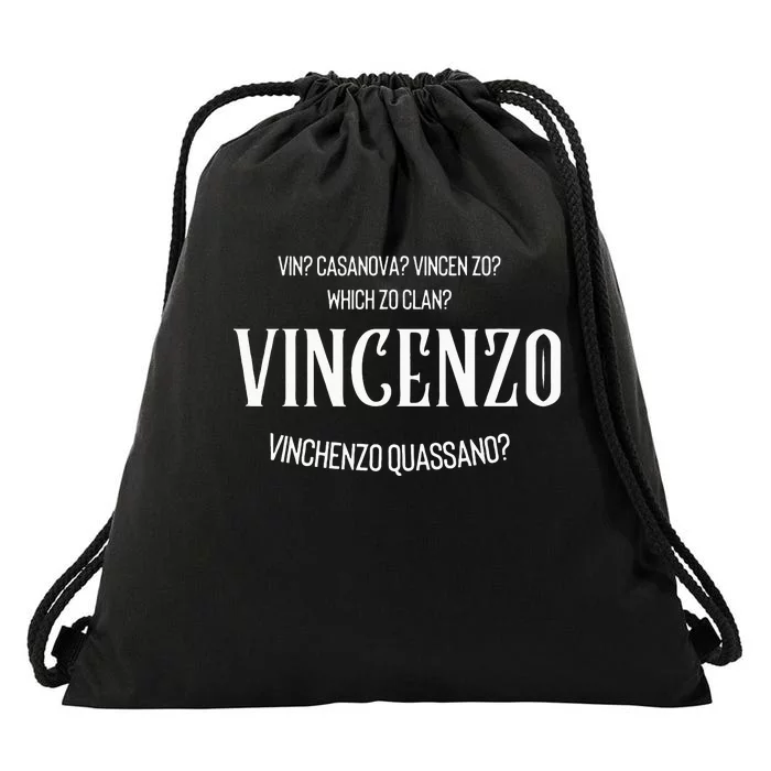 Vincenzo Korean Drama Inspired Kdrama Gift Drawstring Bag