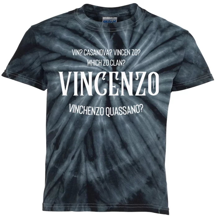 Vincenzo Korean Drama Inspired Kdrama Gift Kids Tie-Dye T-Shirt