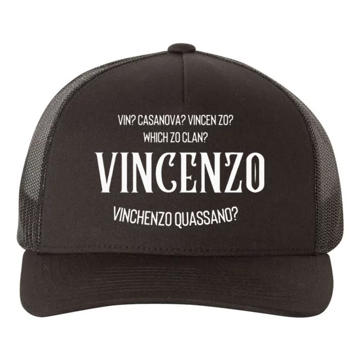 Vincenzo Korean Drama Inspired Kdrama Gift Yupoong Adult 5-Panel Trucker Hat