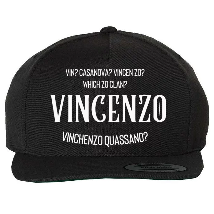 Vincenzo Korean Drama Inspired Kdrama Gift Wool Snapback Cap