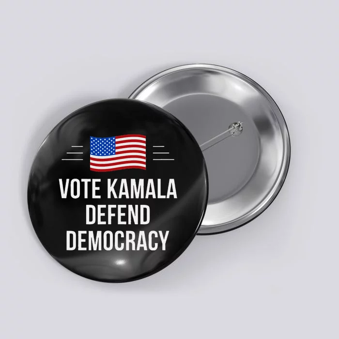 Vote Kamala Defend Democracy Button