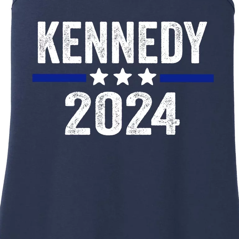 Vote Kennedy For President 2024 Cool Vintage Stars Ladies Essential Tank