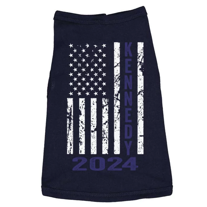 Vote Kennedy For President 2024 Cool Vintage Flag Doggie Tank