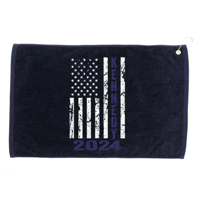 Vote Kennedy For President 2024 Cool Vintage Flag Grommeted Golf Towel