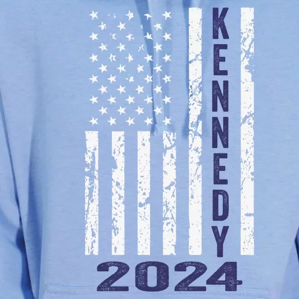 Vote Kennedy For President 2024 Cool Vintage Flag Unisex Surf Hoodie