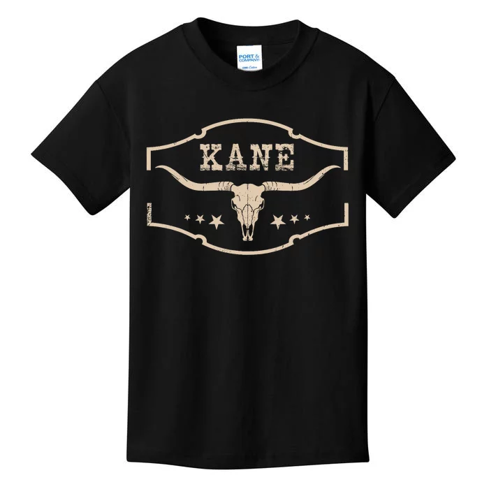 Vintage Kane First Name Personalized Retro 80S Apparel Kids T-Shirt