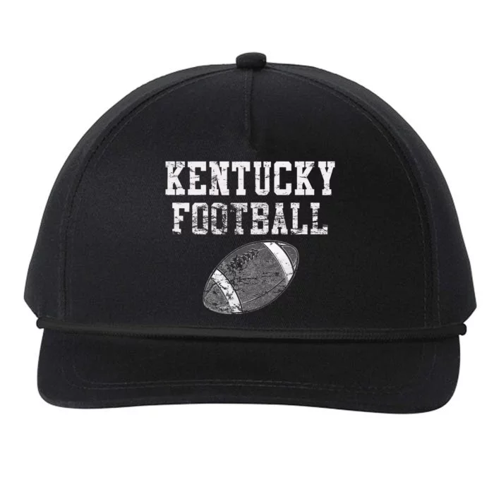 Vintage Kentucky Football Snapback Five-Panel Rope Hat