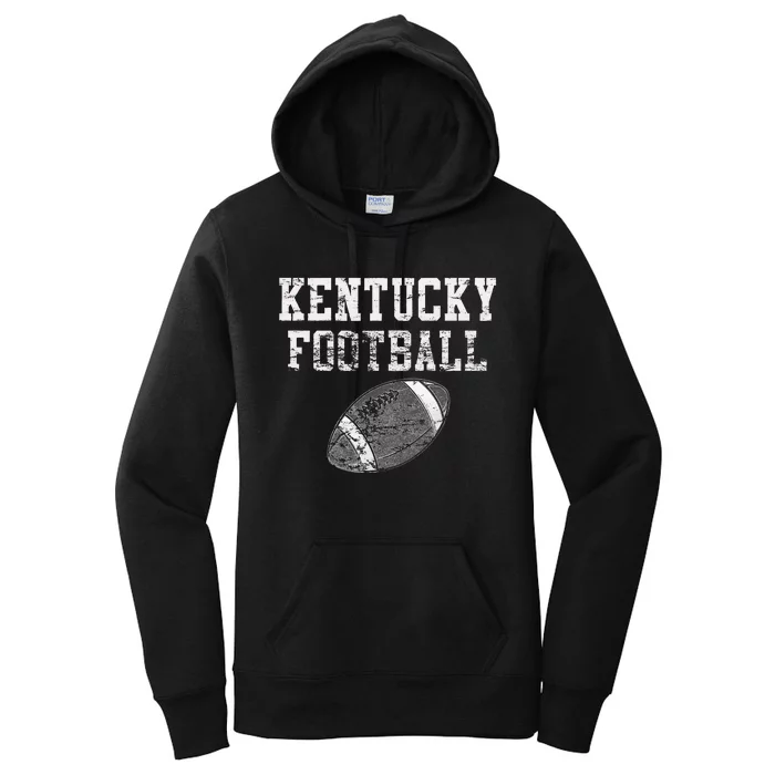 Vintage Kentucky Football Women's Pullover Hoodie