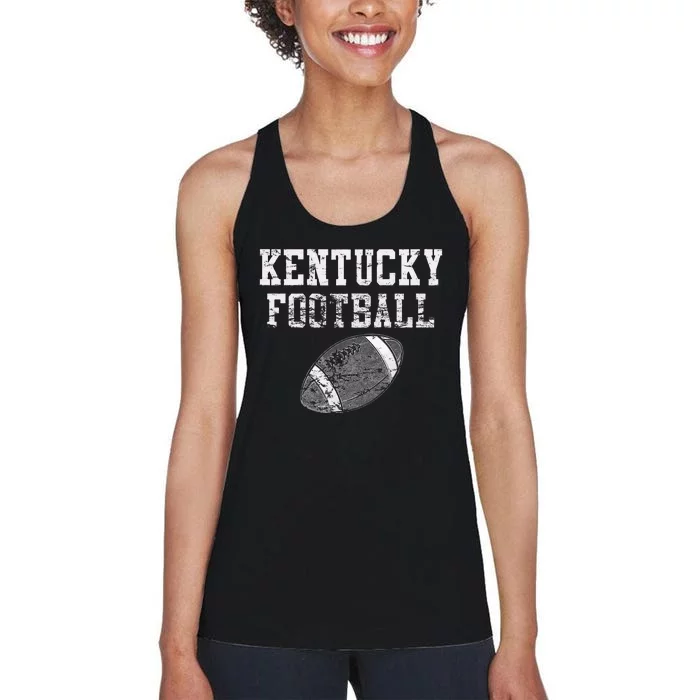 Vintage Kentucky Football Women's Racerback Tank