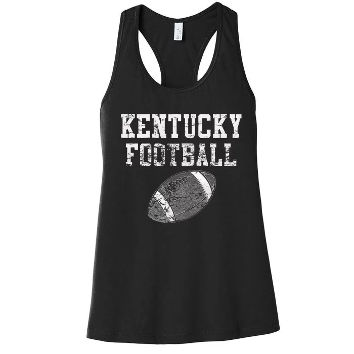 Vintage Kentucky Football Women's Racerback Tank