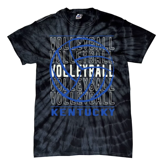 Volleyball Kentucky Gift Tie-Dye T-Shirt