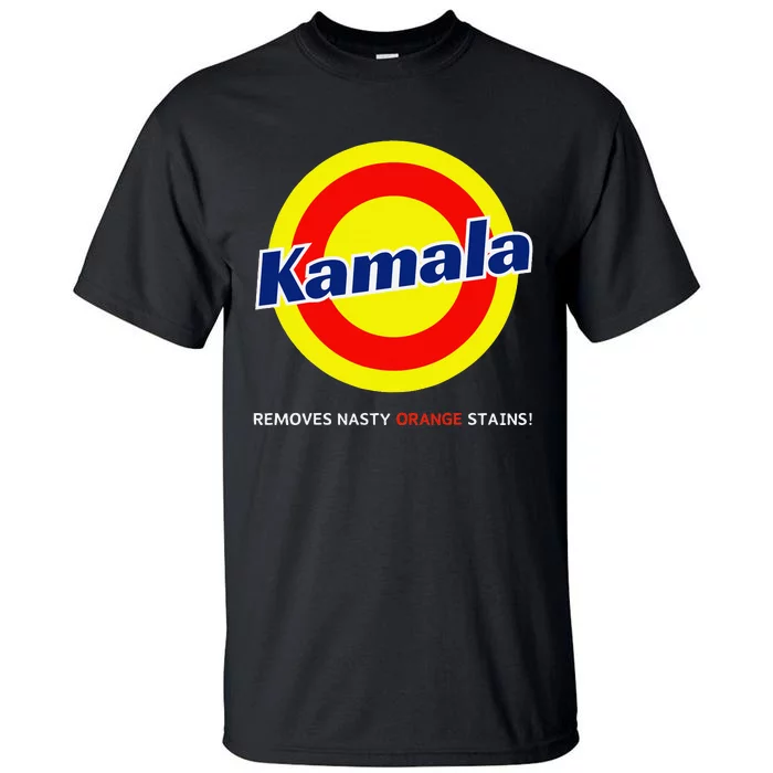 Vote Kamala Harris Removes Nasty Orange Stains Detergent Fun Tall T-Shirt