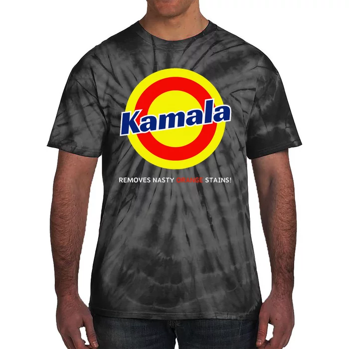 Vote Kamala Harris Removes Nasty Orange Stains Detergent Fun Tie-Dye T-Shirt