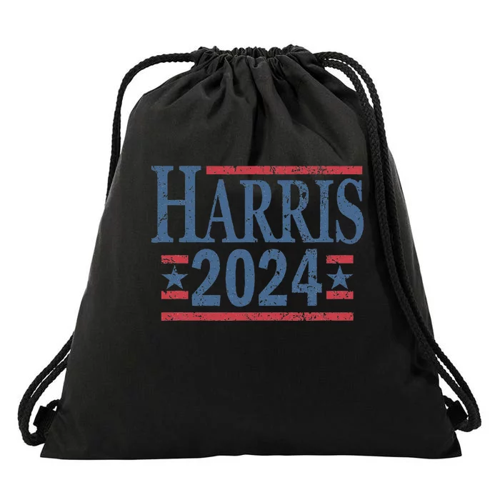 Vintage Kamala Harris 2024 Drawstring Bag