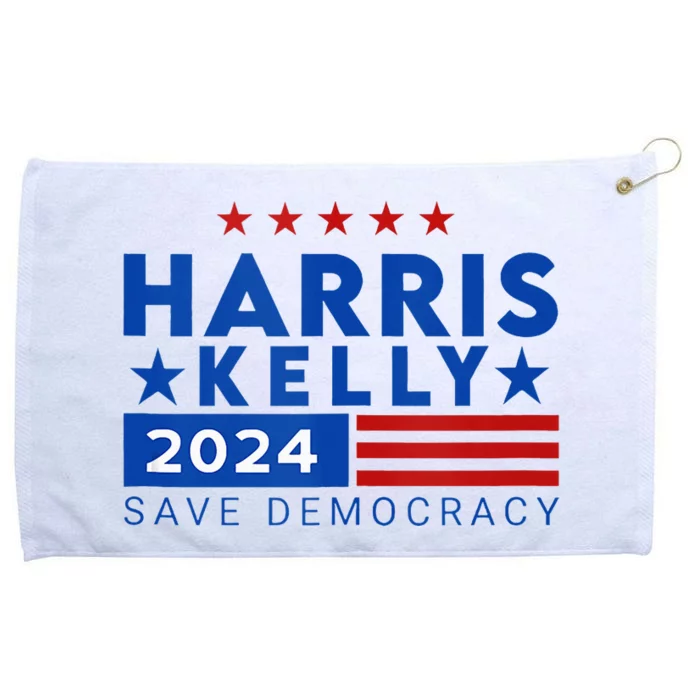 Vote Kamala Harris Mark Kelly V.P Vice President 47th 2024 Grommeted Golf Towel