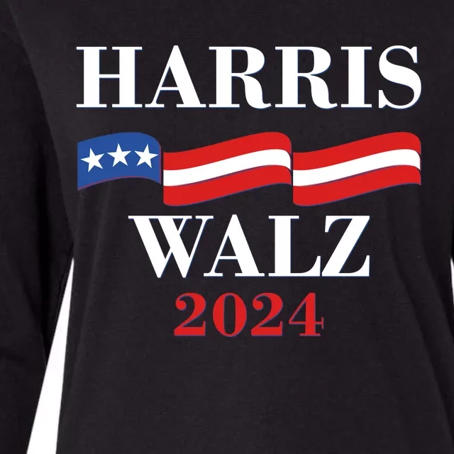 Vote Kamala Harris Tim Walz 2024 Election Womens Cotton Relaxed Long Sleeve T-Shirt