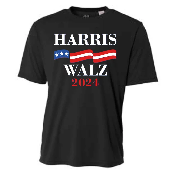 Vote Kamala Harris Tim Walz 2024 Election Cooling Performance Crew T-Shirt