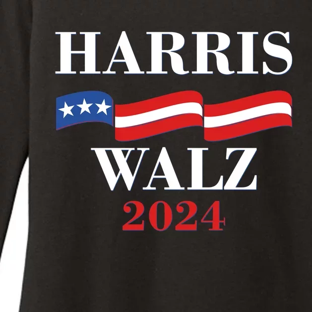 Vote Kamala Harris Tim Walz 2024 Election Womens CVC Long Sleeve Shirt