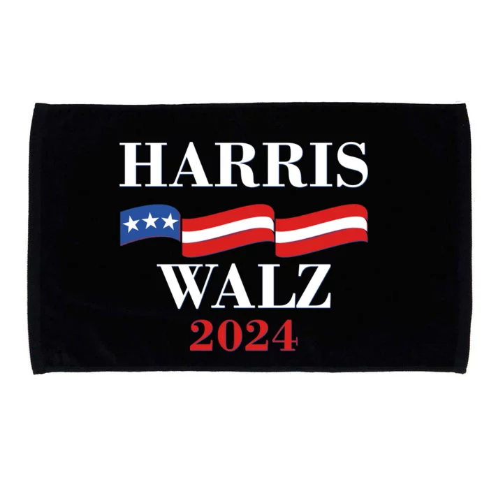 Vote Kamala Harris Tim Walz 2024 Election Microfiber Hand Towel