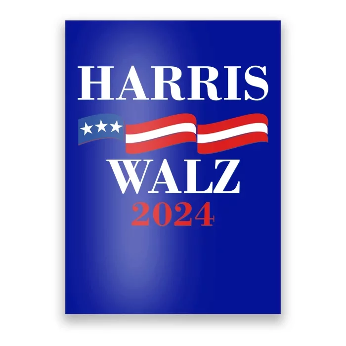 Vote Kamala Harris Tim Walz 2024 Election Poster