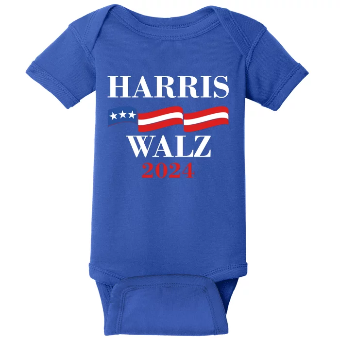 Vote Kamala Harris Tim Walz 2024 Election Baby Bodysuit