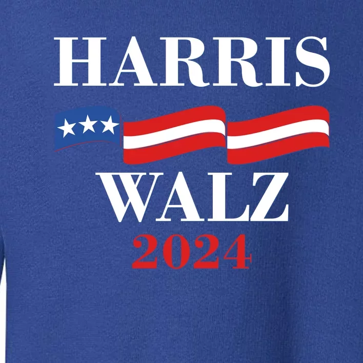 Vote Kamala Harris Tim Walz 2024 Election Toddler Sweatshirt