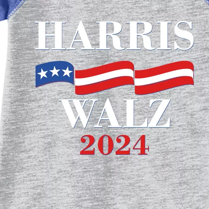 Vote Kamala Harris Tim Walz 2024 Election Infant Baby Jersey Bodysuit