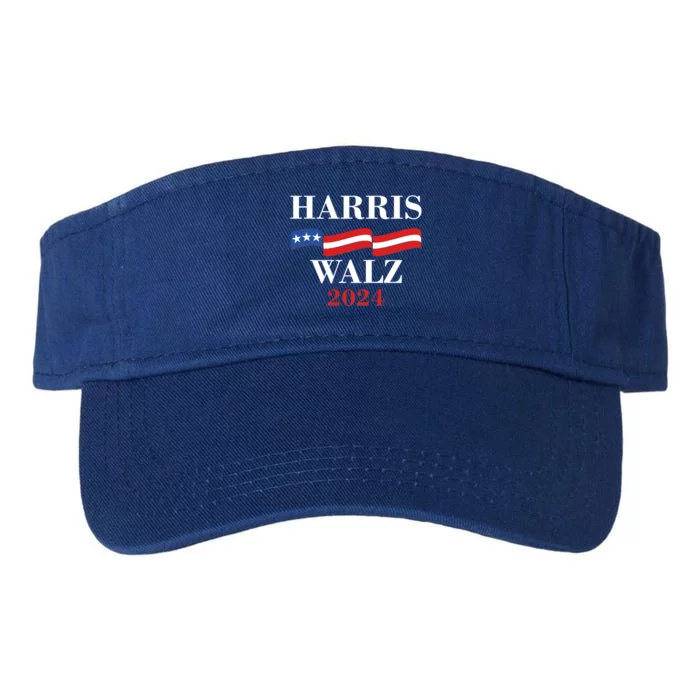 Vote Kamala Harris Tim Walz 2024 Election Valucap Bio-Washed Visor