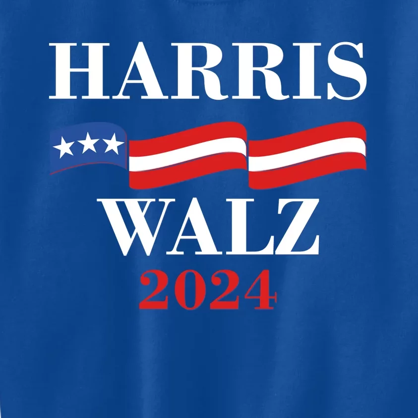 Vote Kamala Harris Tim Walz 2024 Election Kids Sweatshirt