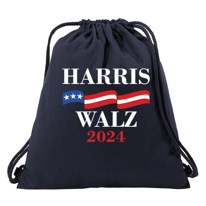 Vote Kamala Harris Tim Walz 2024 Election Drawstring Bag