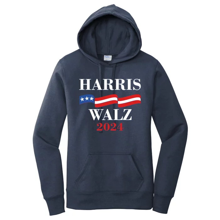 Vote Kamala Harris Tim Walz 2024 Election Women's Pullover Hoodie