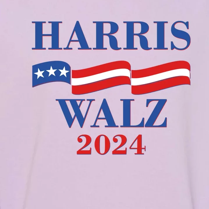 Vote Kamala Harris Tim Walz 2024 Election Garment-Dyed Sweatshirt