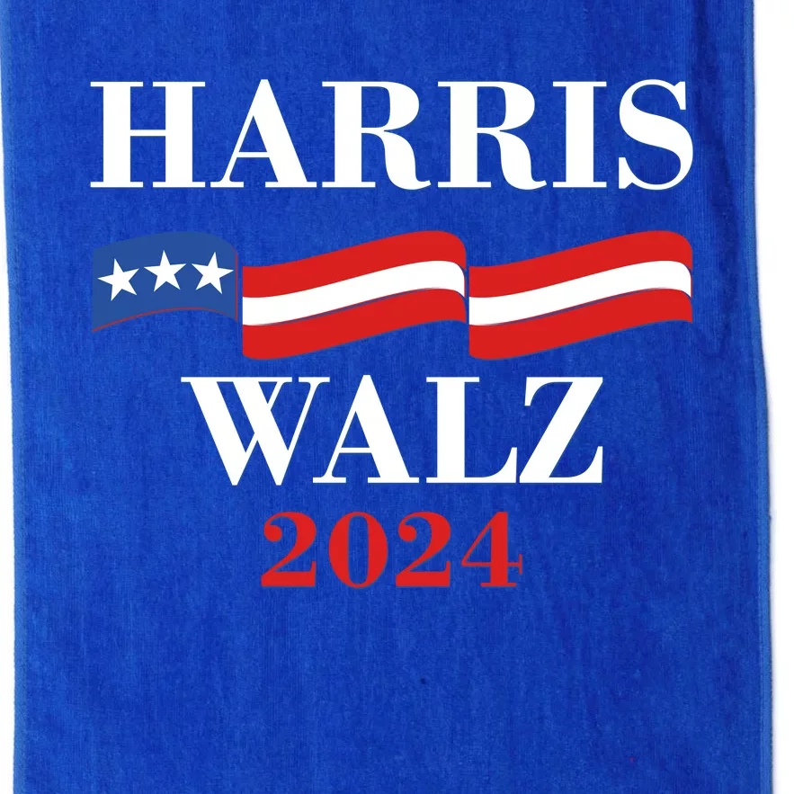 Vote Kamala Harris Tim Walz 2024 Election Platinum Collection Golf Towel