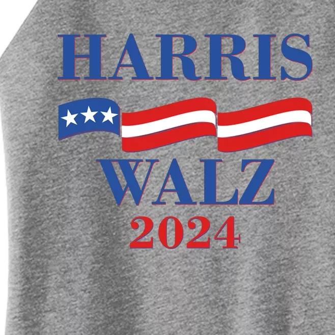 Vote Kamala Harris Tim Walz 2024 Election Women’s Perfect Tri Rocker Tank